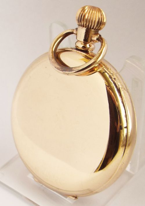 fig 2. A vintage 1920s Stayte full hunter pocket watch.