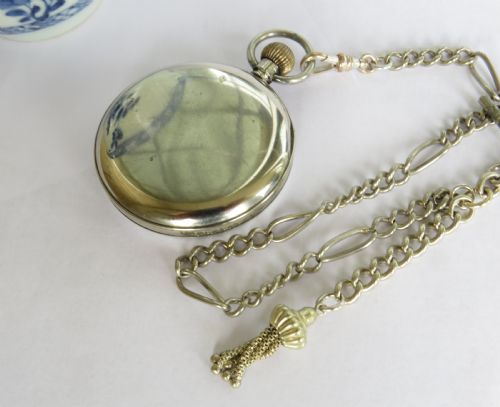 NICKEL POCKET WATCH FROM THE NORTHERN GOLDSMITHS COMPANY - ADDITIONAL PHOTO 1