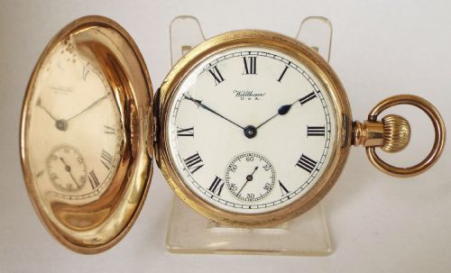 1920s Waltham Traveler Full Hunter Pocket Watch.