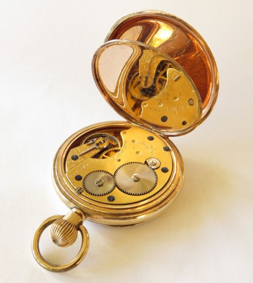fig 2. 1920s English pocket watch, Middlesbrough dock