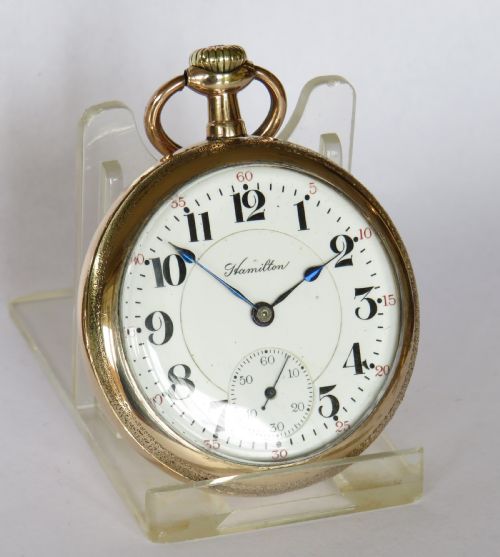 Antique Hamilton Railroad Pocket Watch, 1914