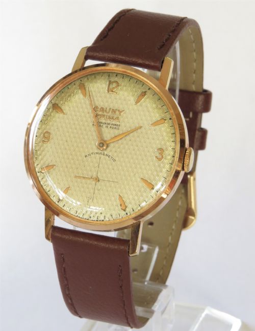 Gents Large Cauny Prima Wrist Watch, 1950s