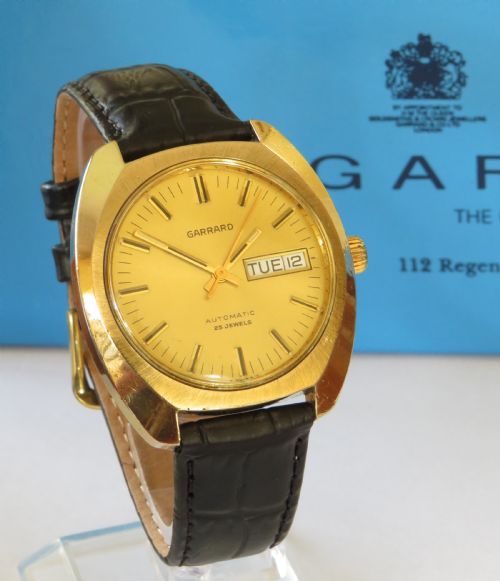fig 1. Gents boxed wrist watch from Garrard