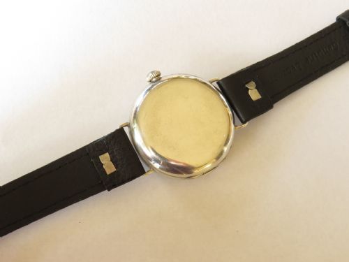 fig 1. Gents antique silver Zenith watch, Favre Leuba