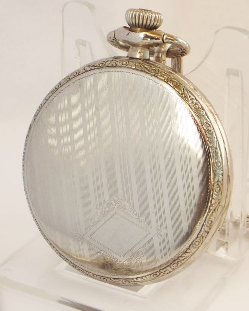 fig 1. A 1922 Waltham pocket watch & chain.