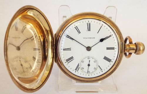 An Antique Waltham Full Hunter Pocket Watch.