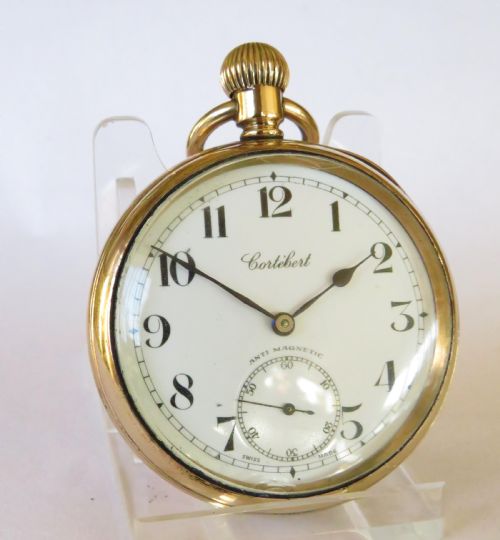 fig 1. 1930s Cortebert pocket watch