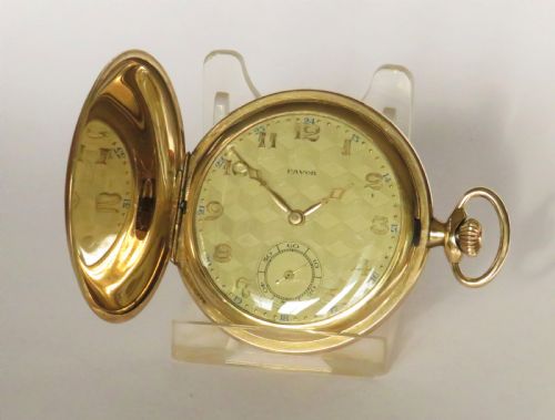 1930s Favor Full Hunter Pocket Watch