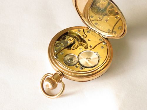 fig 2. Antique Zenith pocket watch, 1919