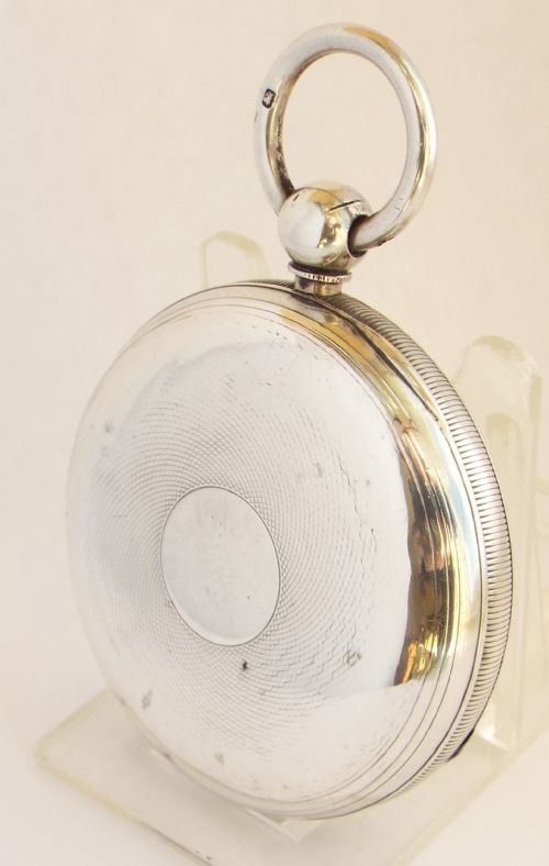 fig 1. Antique silver Waltham Ellery pocket watch.