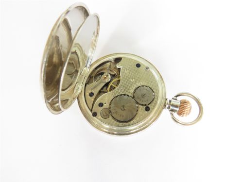 fig 2. 1913 silver Coventry Astral hunter pocket watch