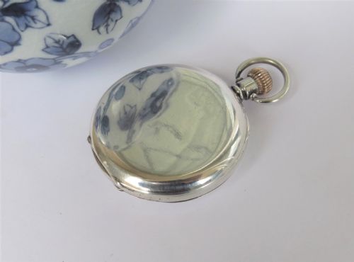 fig 4. 1913 silver Coventry Astral hunter pocket watch
