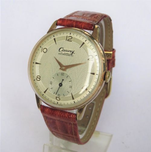 Gents Large 1950s Cauny Wrist Watch