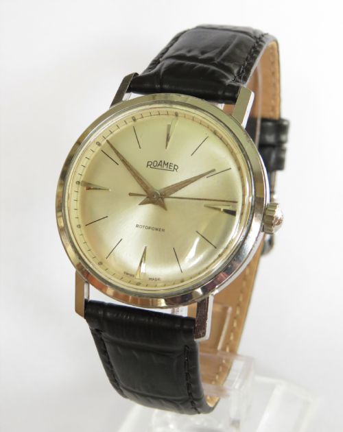 Gents 1950s Roamer Rotopower Wrist Watch