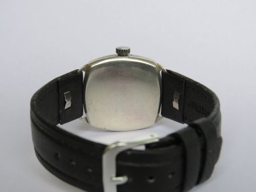 fig 3. Gents J W Benson silver wrist watch, 1933