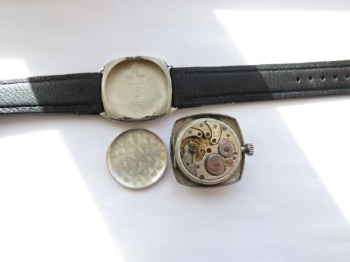 fig 4. Gents J W Benson silver wrist watch, 1933