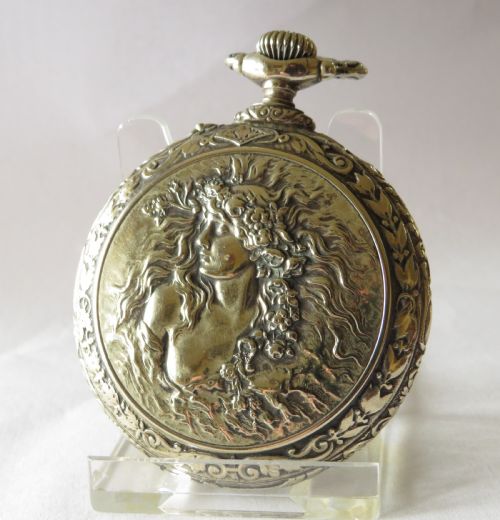 Antique Pocket Watch, Pre-raphaelite Design