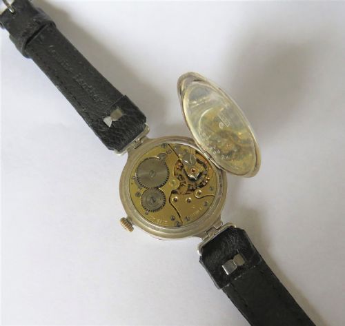 fig 2. Gents WW1 silver Zenith watch from Favre Leuba