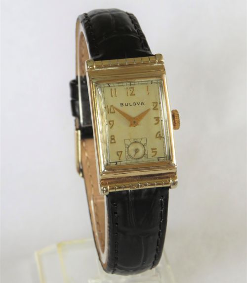 fig 1. Mid-size Bulova wrist watch, 1936