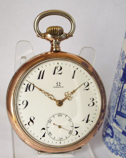 An Antique Omega Pocket Watch.