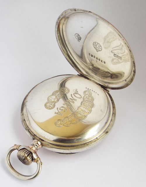 fig 2. An antique Omega pocket watch.