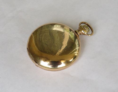 fig 1. Antique Hampden full hunter pocket watch, 190