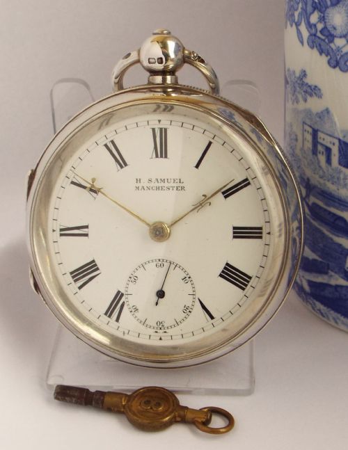 Antique Silver H Samuel Pocket Watch, 1903.