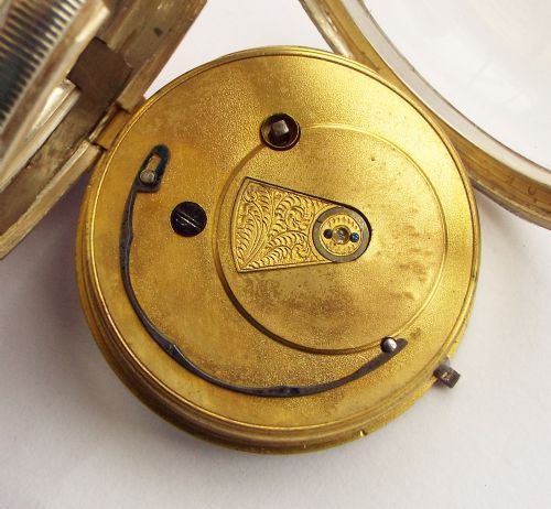 fig 3. Antique silver H Samuel pocket watch, 1903.