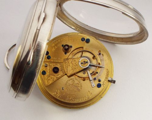 fig 4. Antique silver H Samuel pocket watch, 1903.