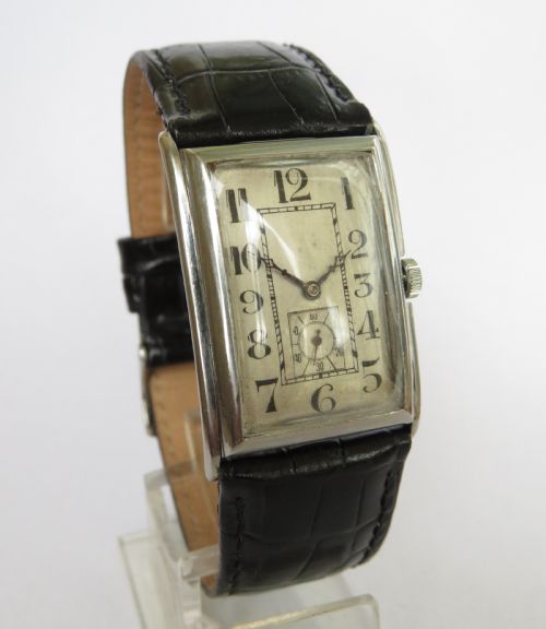 fig 1. Gents rare Art Deco Cyma wrist watch