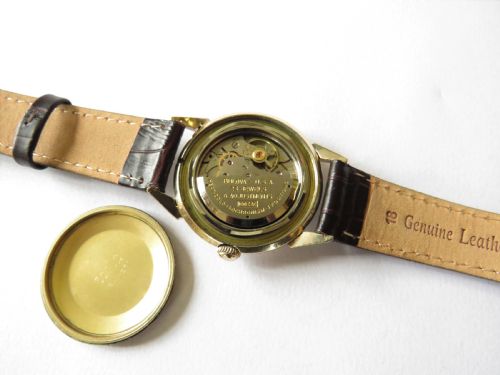 fig 2. Gents 1959 Bulova wrist watch with diamond markers