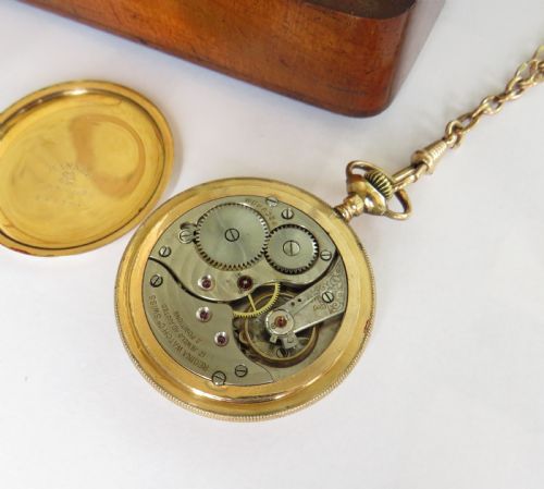 fig 1. Antique Regina pocket watch by Omega