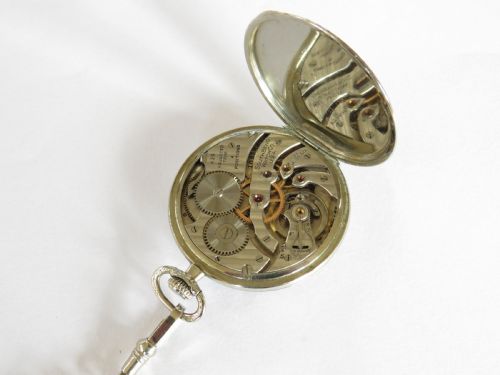 fig 2. 1920s South Bend pocket watch & chain