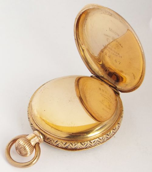 fig 2. Antique 1906 Waltham fob watch .