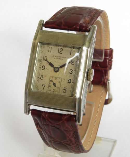 Gents 1940s J W Benson Wrist Watch