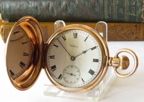Antique Waltham Riverside Full Hunter Pocket Watch
