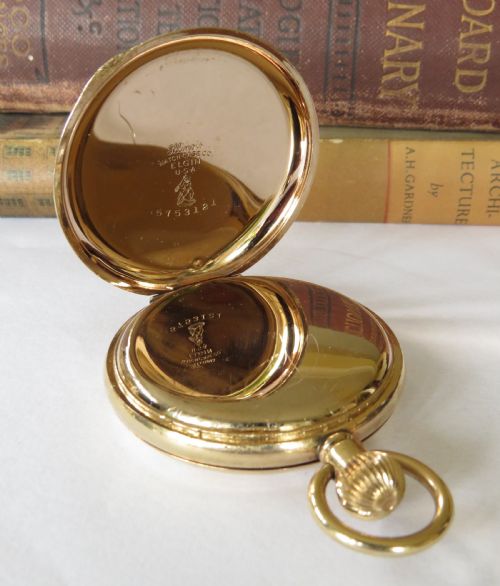 fig 2. 1920s Cyma full hunter pocket watch