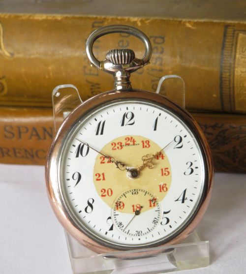 Antique President Silver Pocket Watch