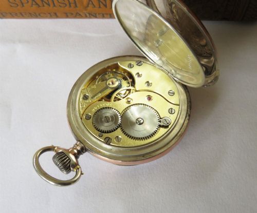 fig 2. Antique President silver pocket watch