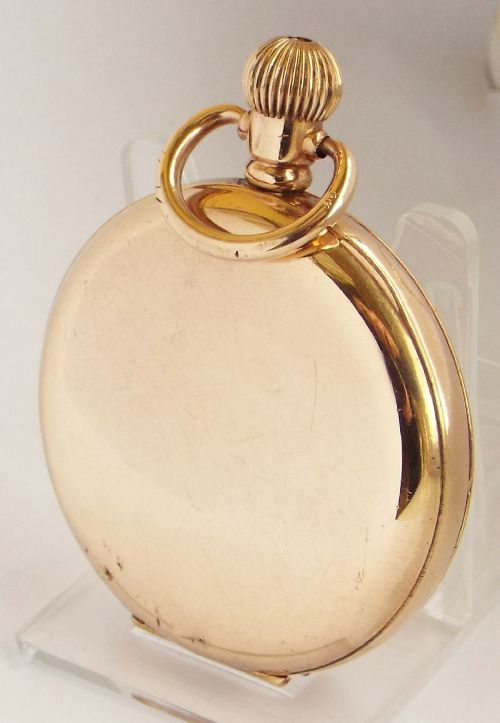 fig 2. Antique 1920s Swiss full hunter pocket watch.