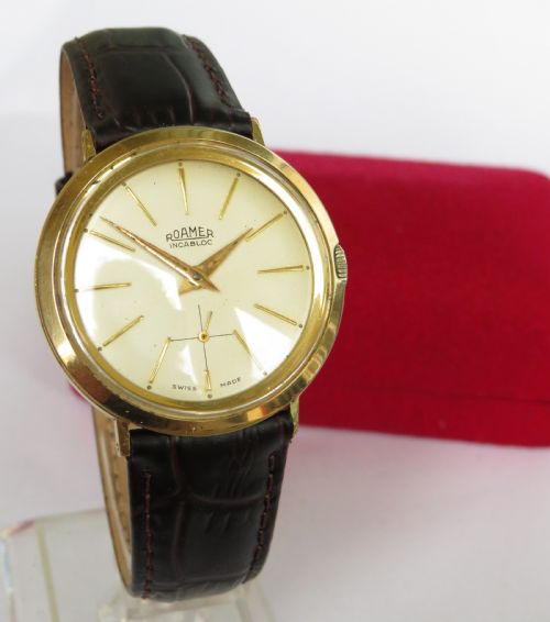 Gents 1950s Boxed Roamer Wrist Watch