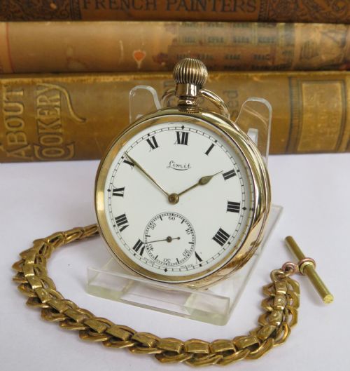 Antique Limit Pocket Watch and Chain