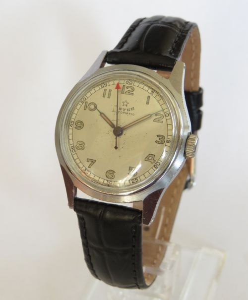 fig 1. Gents 1950s Aster bumper automatic wrist watch