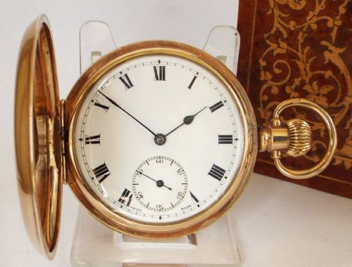 1920s Cyma Admiral Full Hunter Pocket Watch.