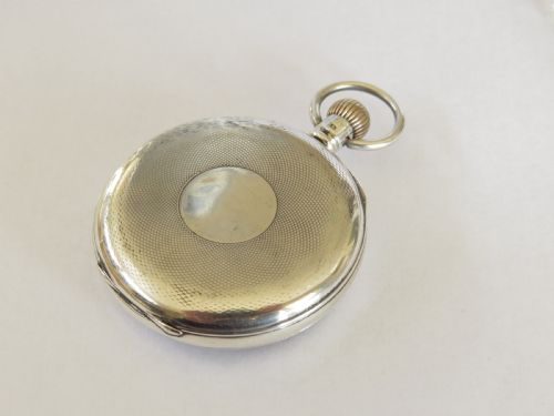 fig 1. Antique English silver pocket watch, 1906