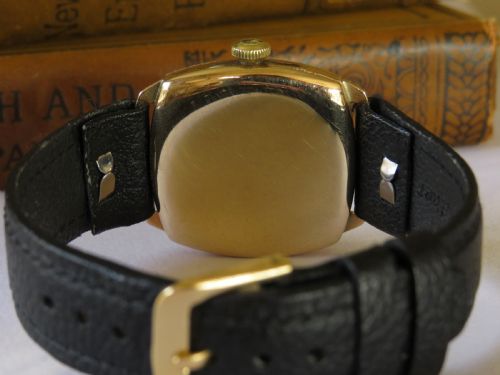 fig 2. Gents 1935 9ct gold Waltham wrist watch