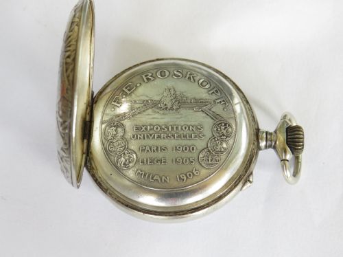 fig 3. Antique F E Roskopf pocket watch