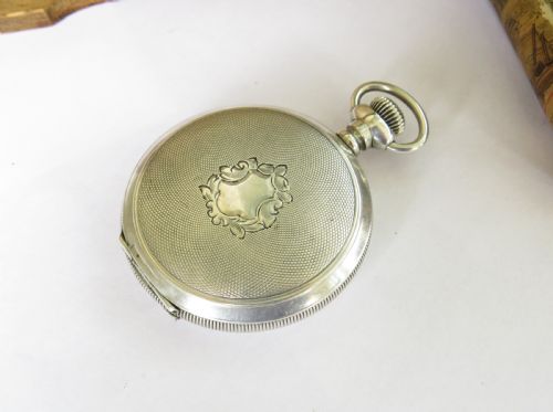 fig 1. 1930s Syren full hunter pocket watch