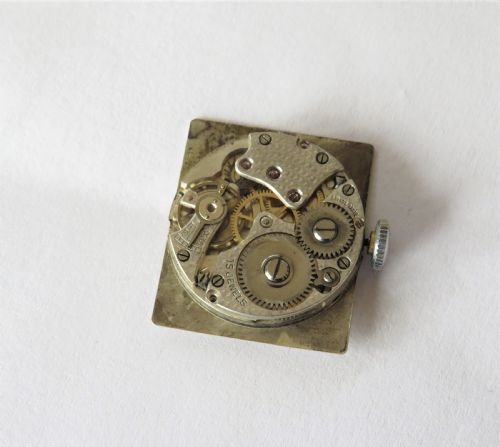 fig 2. Gents silver Art Deco wrist watch, 1927
