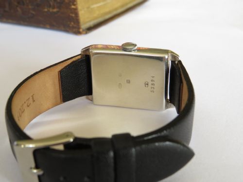 fig 3. Gents silver Art Deco wrist watch, 1927
